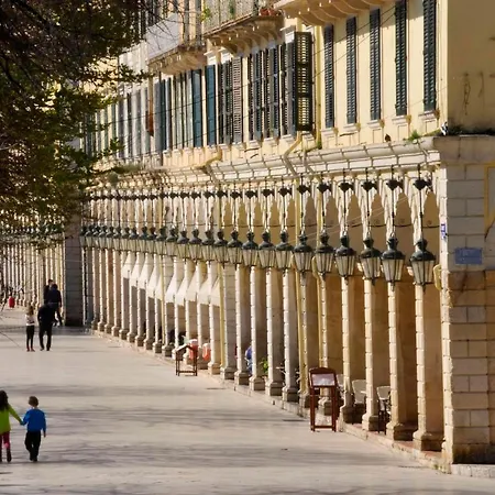 Palazzo Luxury - View To Liston Square & Old Fortress Of Corfu Old Town *