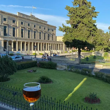 Palazzo Luxury - View To Liston Square & Old Fortress Of Corfu Old Town *