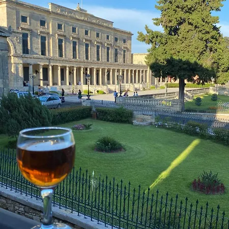 Palazzo Luxury - View To Liston Square & Old Fortress Of Corfu Old Town * Corfu (city)