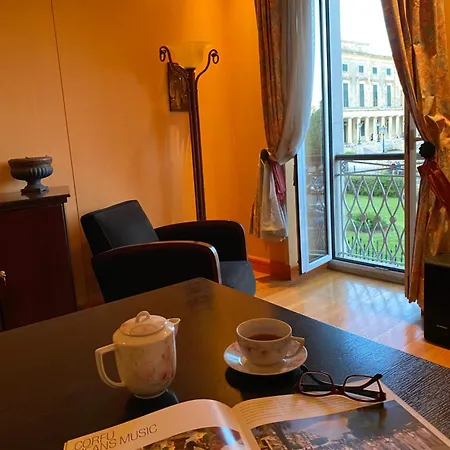 Appartamento Palazzo Luxury - View To Liston Square & Old Fortress Of Corfu Old Town