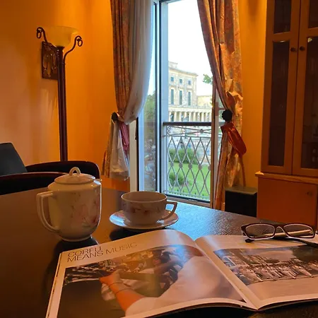 Palazzo Luxury - View To Liston Square & Old Fortress Of Corfu Old Town *